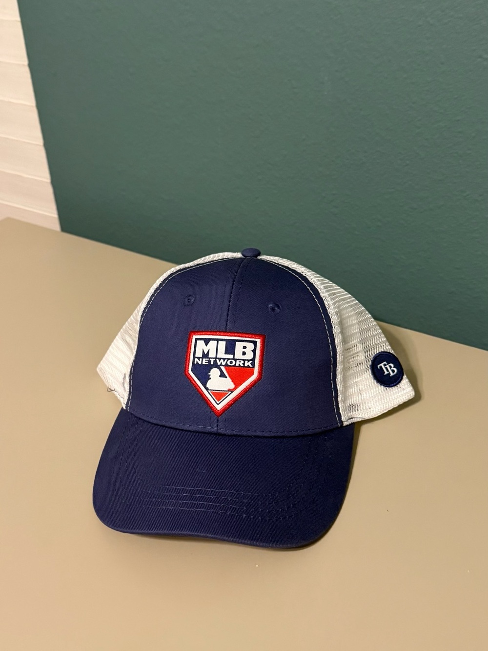 Tampa Bay Rays MLB Network Trucker Hat Cap Adjustable Snapback Hat Cap Mesh NEW